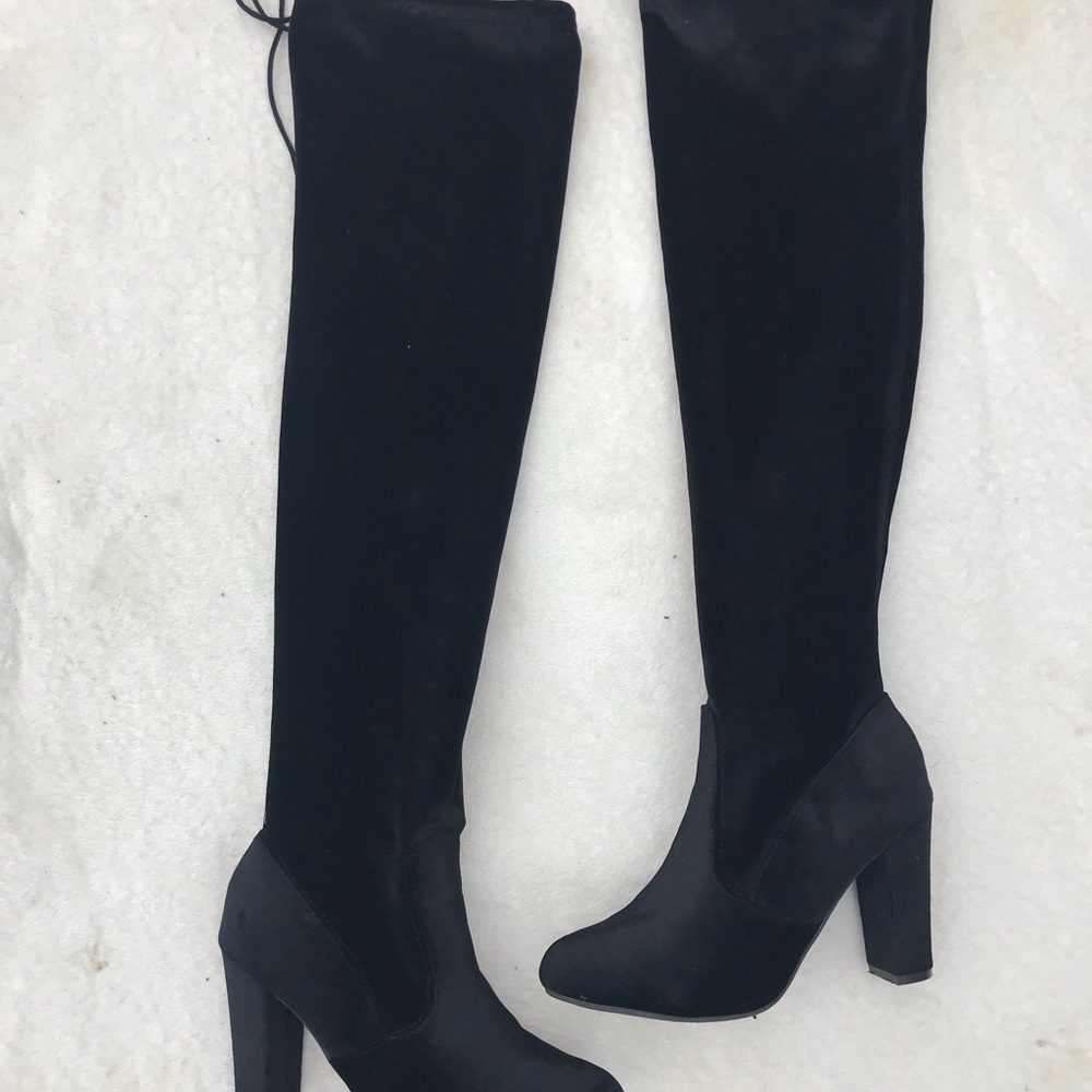 Bamboo Thigh high boots